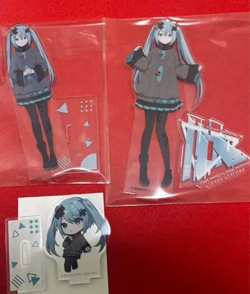 극장판 프로세카 바츠미쿠 하츠네 미쿠 아크릴 스탠드 3개 세트