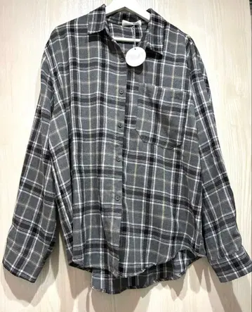 태블릿 호텔 플란넬 셔츠 그레이