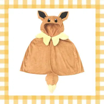 포켓몬스터 후드 부착 판초 이브이 2018 ver