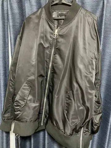 ADRER 리버서블 밀리터리 MA-1 블루종