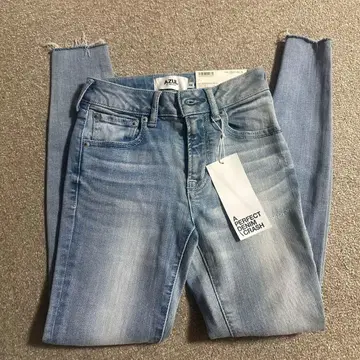 AZUL by MOUSSY 라이트 블루 스키니 데님 XXS