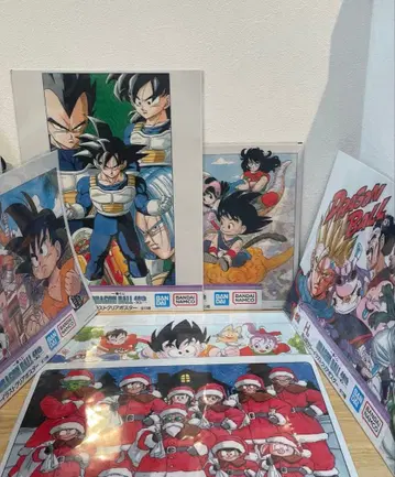 드래곤볼 제일복권 H상 클리어 포스터 6종 세트