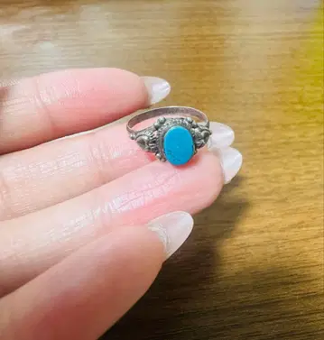 빈티지 터콰이즈 실버 반지