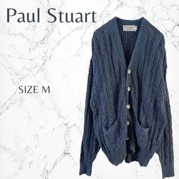 폴 스튜어트 성숙 캐주얼 가을/겨울 겉옷 케이블 짜임 가디건 M