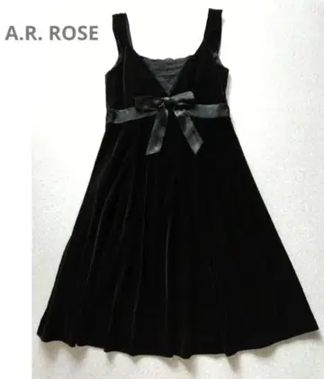 A.R. ROSE 오버롤 스커트 원피스 블랙 컬러