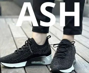 컨디션 최상 ASH 여성용 아쉬 비쥬 스니커즈 슬립온 큐빅