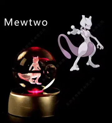 미사용 새상품 포켓몬 3D 크리스탈 볼 [뮤우]