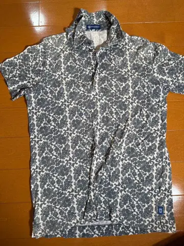 St. Christopher 꽃무늬 골프 셔츠 사이즈 48