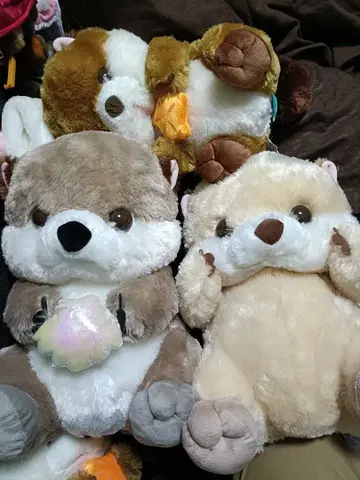 우키우키 랏코 봉제 인형 묶음 판매 동물