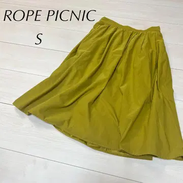 ROPE PICNIC 무릎 기장 스커트 ( S ) 플레어 스커트 허리밴딩