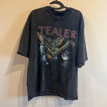 TEALER 다크 그레이 T셔츠 L
