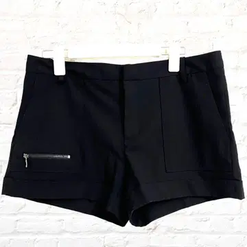 자라 숏팬츠 포켓 부착 디자인 포켓 블랙 여성용 M