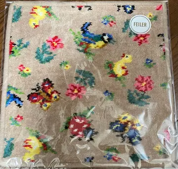 [ 미사용 새상품 ] 페이러 타월 손수건 하이디 사파리 베이지