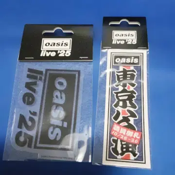 oasis live '25 스티커 세트