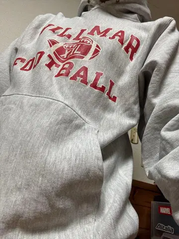 리버스 위브 90s XL WILLMAR 풋볼 후드티 3단