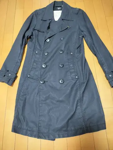 지스타 로우 GS.338 다크 네이비 트렌치코트