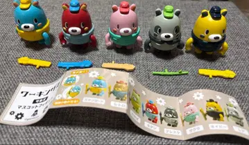 워킹 마스코트 피규어 5체 세트