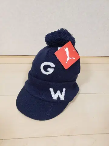 새상품 PUMA 여성용 골프 니트 모자 비니