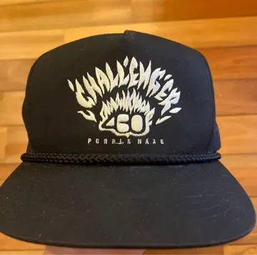CHALLENGER 블랙 캡