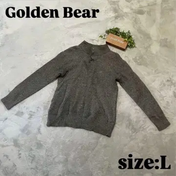 [ Golden Bear ] 골든베어 ( L ) 하이넥 스웨터 그레이