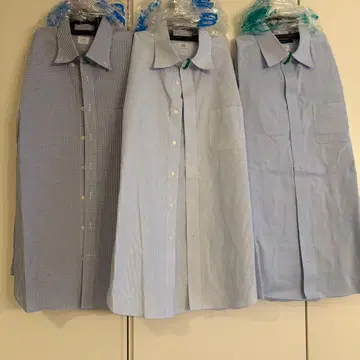 수트 컴퍼니 와이셔츠 블루 계열 3개 묶음 판매 L 사이즈 상당