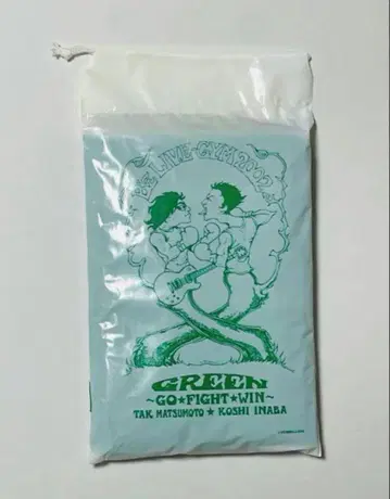 B'z LIVE-GYM 2002 GREEN 투어 굿즈 판초