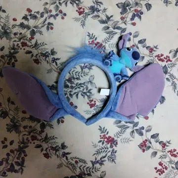 스티치 귀 달린 머리띠 봉제 인형 포함