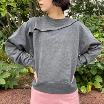 새상품 Oriens JOURNAL STANDARD 컷 아웃 맨투맨 PO