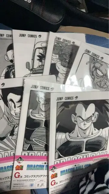 드래곤볼 제일복권 G상 코믹스 클리어 파일 세트 5 7종