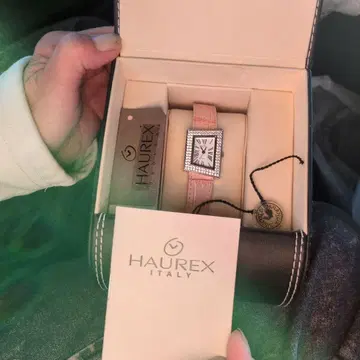 HAUREX 아날로그 손목시계 핑크