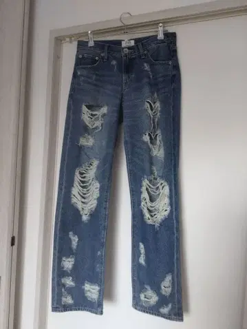 GYDA 제이 Super 데미지 스트레이트 데님 PTM