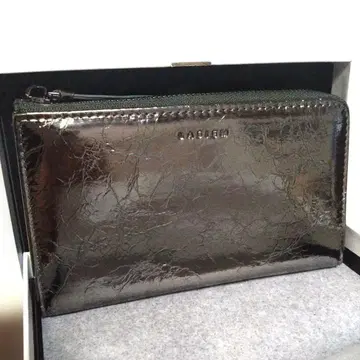 라시엠 작은 장지갑 다크 실버 메탈릭