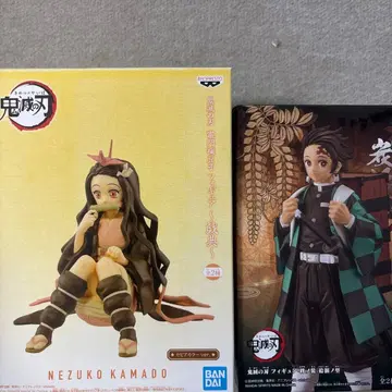 귀멸의 칼날 네즈코 & 탄지로 피규어 세트