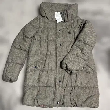 RODEO 트위드 볼륨 넥 충전솜 코트