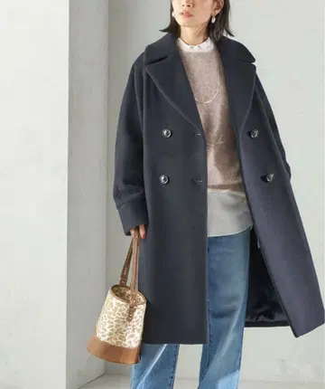 [ 미사용 새상품 ] TICCA/티카 텐트 코트/네이비