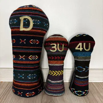 골프 헤드커버 우드용 3 핸드메이드