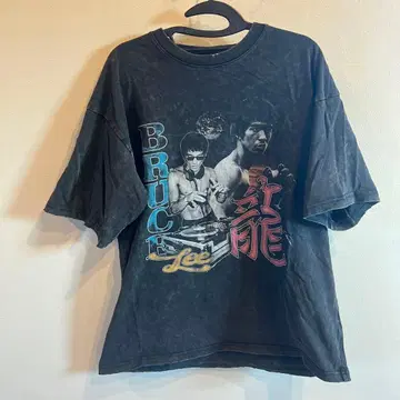 블루스 리 T셔츠 XL 다크 그레이