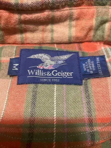 Willis & Geiger M 사이즈 플란넬 셔츠