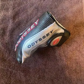 ODYSSEY 퍼터용 골프헤드커버 블랙/실버