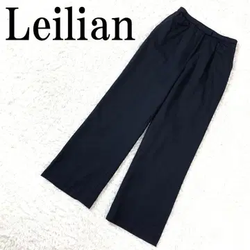 Leilian 레리안 캐주얼 팬츠 네이비 9 B8785