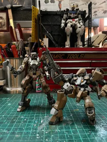 철혈의 오펀스 모형 이오 프레임 개조 & 그레이즈 개조