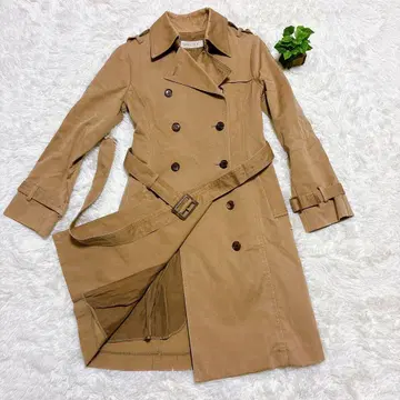 Ballsey 베이지 트렌치코트 면 여성용 L 면