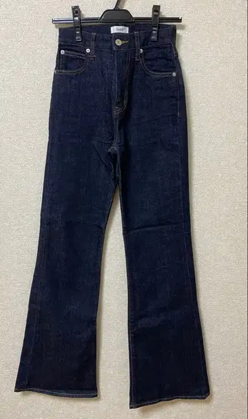 darich 세미 플레어 데님 팬츠 인디고 S