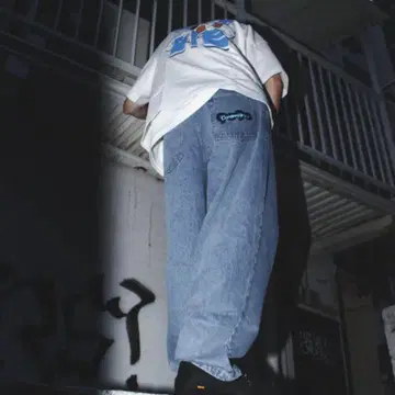 9090 x centimeter 와이드 데님 팬츠 데님