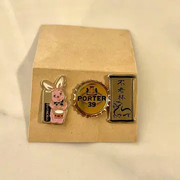 핑 배지 빈티지 레트로