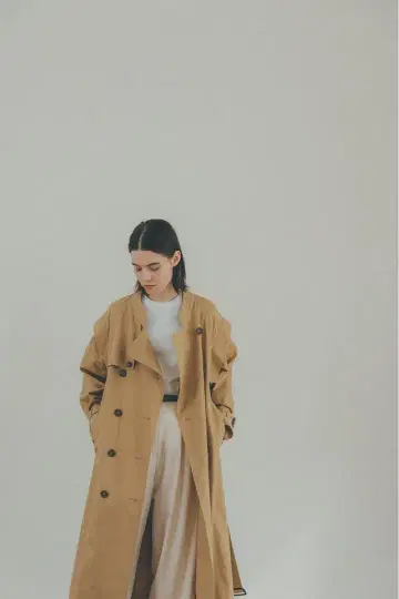 CLANE 2WAY SQUARE SLEEVE TRENCH COAT
