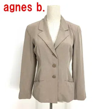 A4777 에네스베 테일러드 자켓 안감 있음 베이지 1