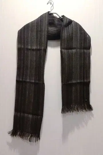 마키 텍스타일 실크 린넨 스톨