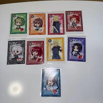 캐릭터 카드 세트 총 9종류