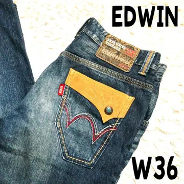 빅 사이즈 단종 EDWIN 에드윈 W36 데님 441 웨스턴